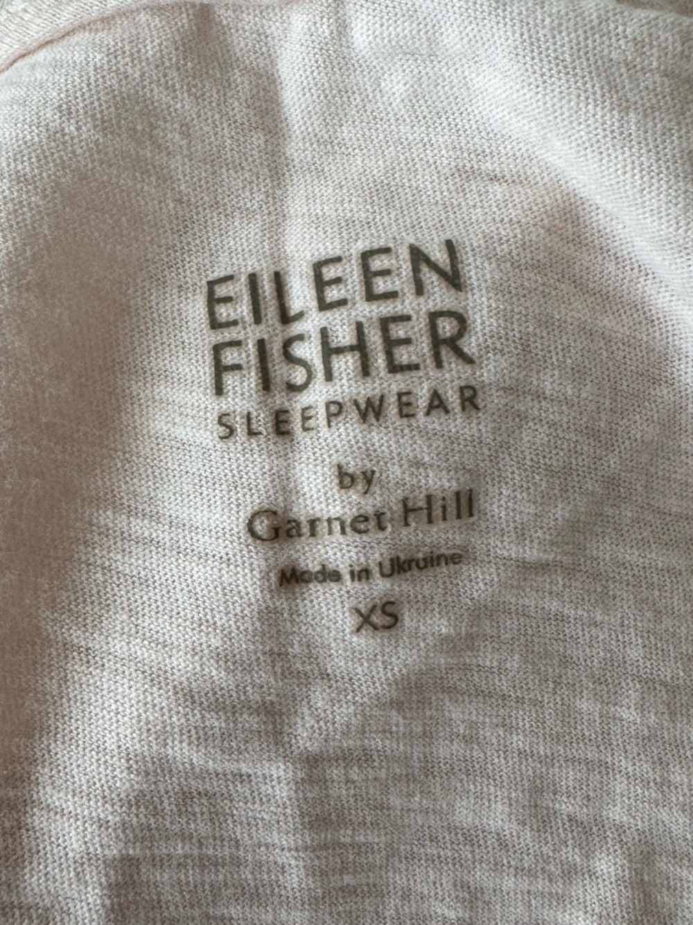 Eileen Fisher Sleepwear Lightweight Nightgown in Pale Blush - Picture 4 of 5
